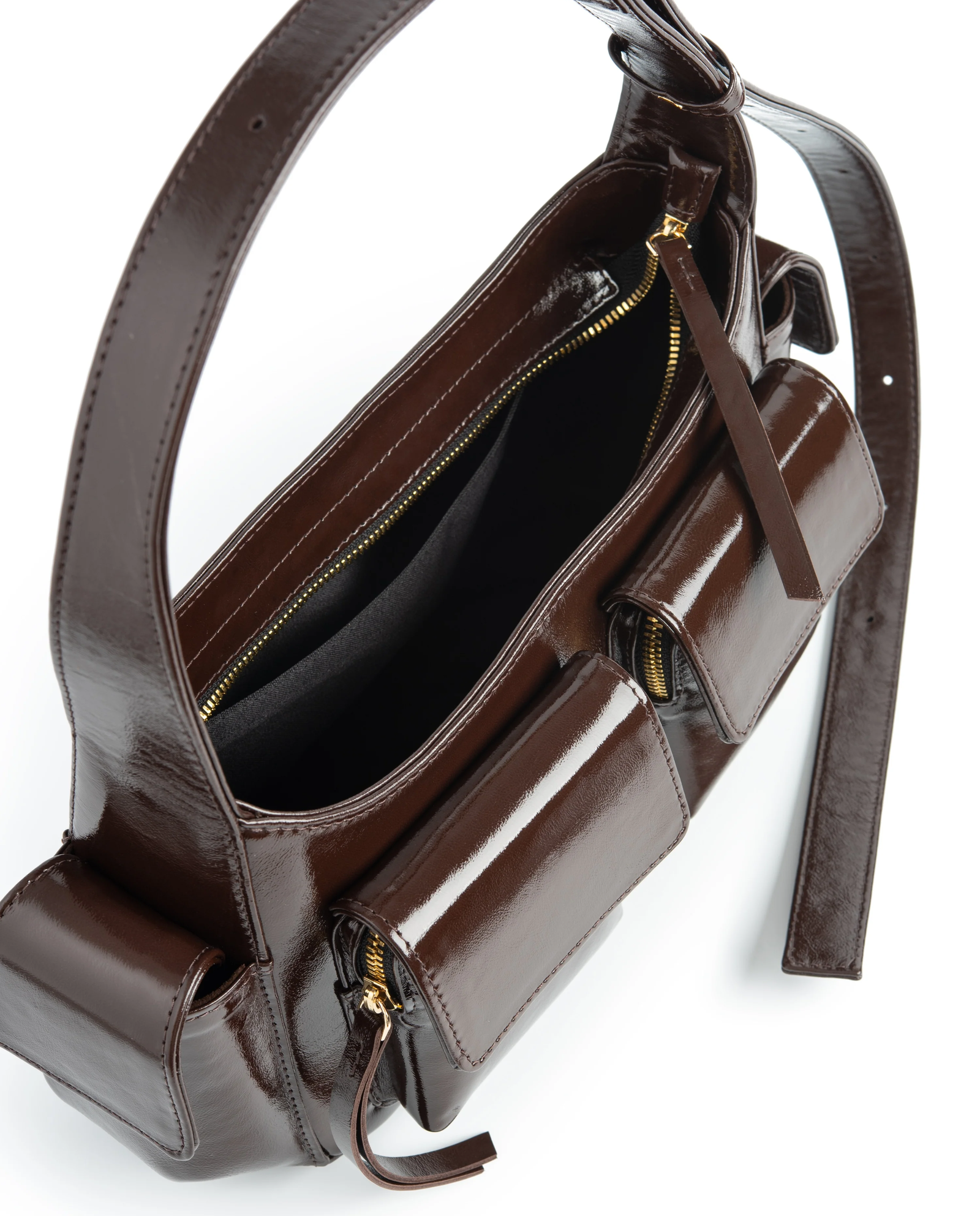 Brązowa torebka na ramię Cargo - Image #3