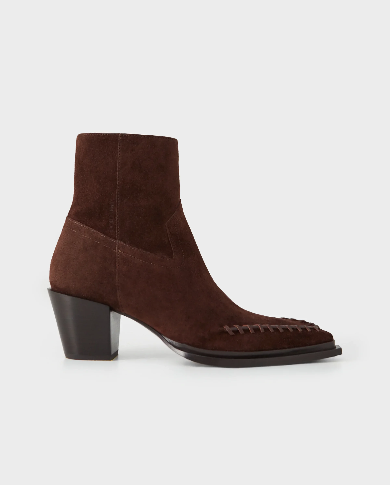 Brązowe zamszowe botki Cece 60 - Image #0