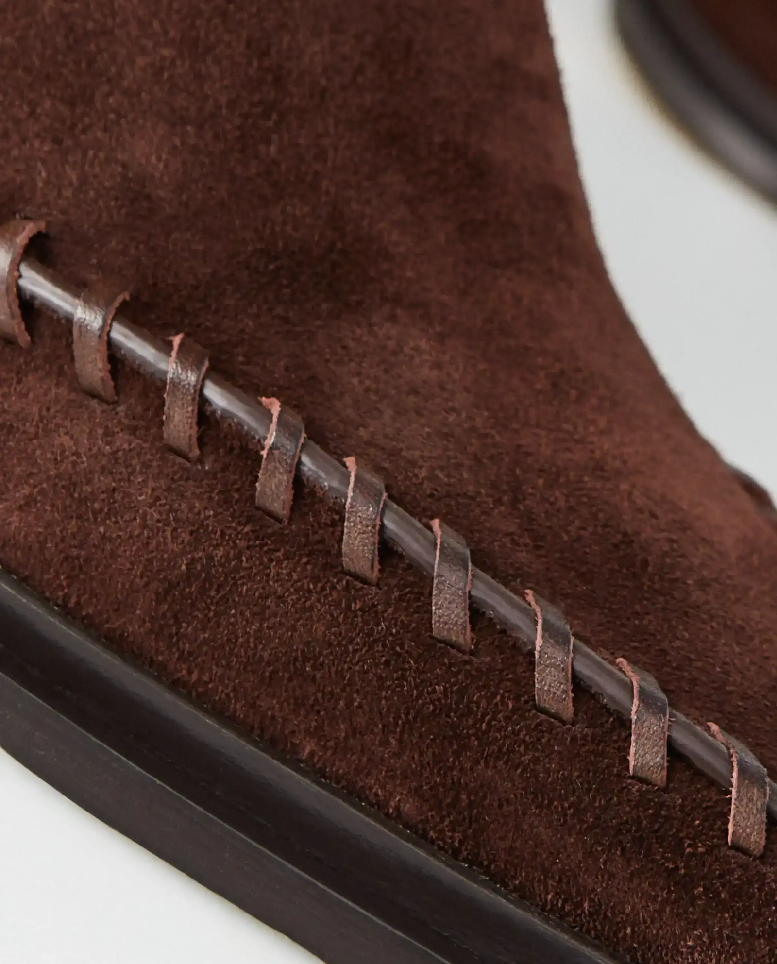 Brązowe zamszowe botki Cece 60 - Image #3