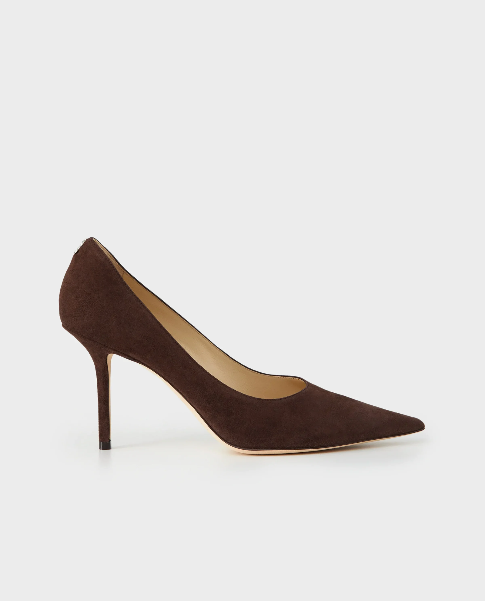 Brązowe zamszowe szpilki Love 85 - Image #0