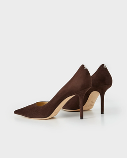 Brązowe zamszowe szpilki Love 85 - Image #2