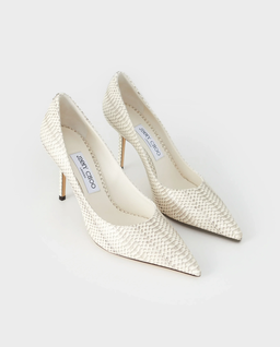 Szpilki we wzór skóry węża Love 85 - Image #1