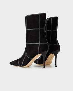 Czarne zamszowe botki Trulonapla 90 - Image #2