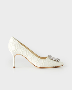 Kremowe szpilki Hangisi 70 - Image #0