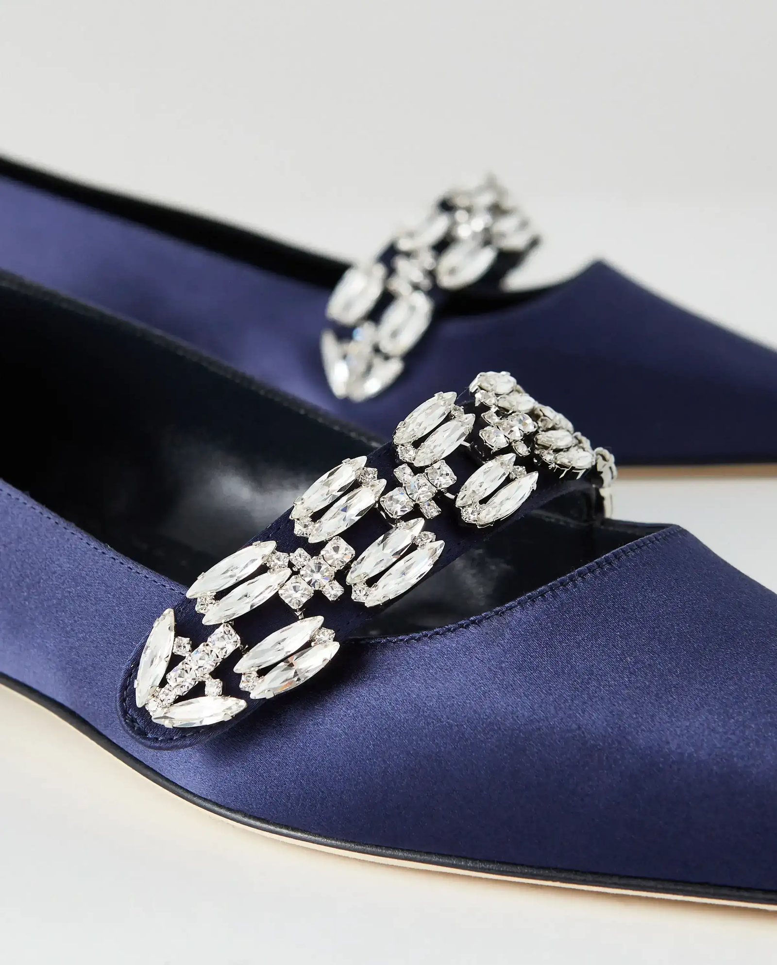 Granatowe czółenka Tamolflat - Image #4