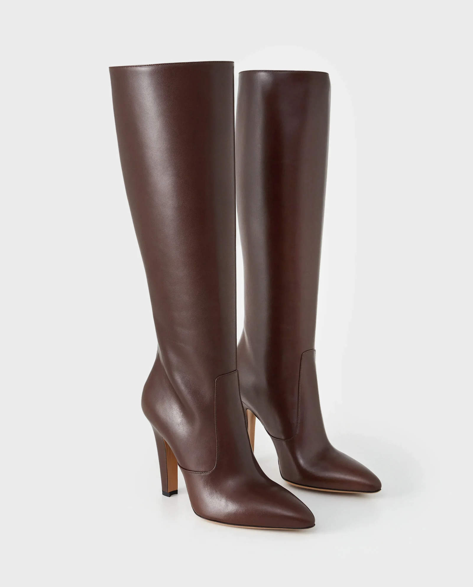 Ciemnobrązowe kozaki Elsa 100 - Image #1