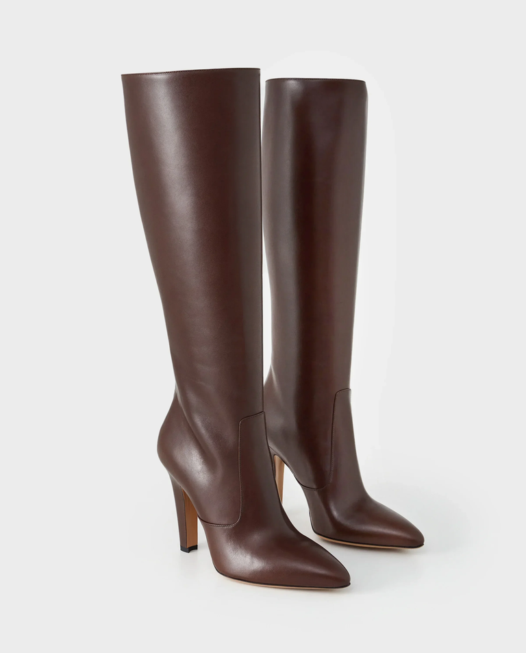 Ciemnobrązowe kozaki Elsa 100