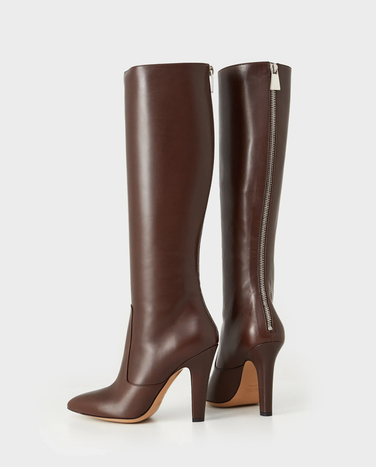 Ciemnobrązowe kozaki Elsa 100 - Image #2