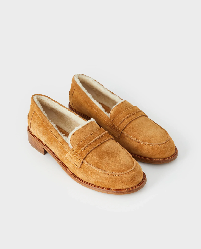 Jasnobrązowe loafersy Dylan - Image #2