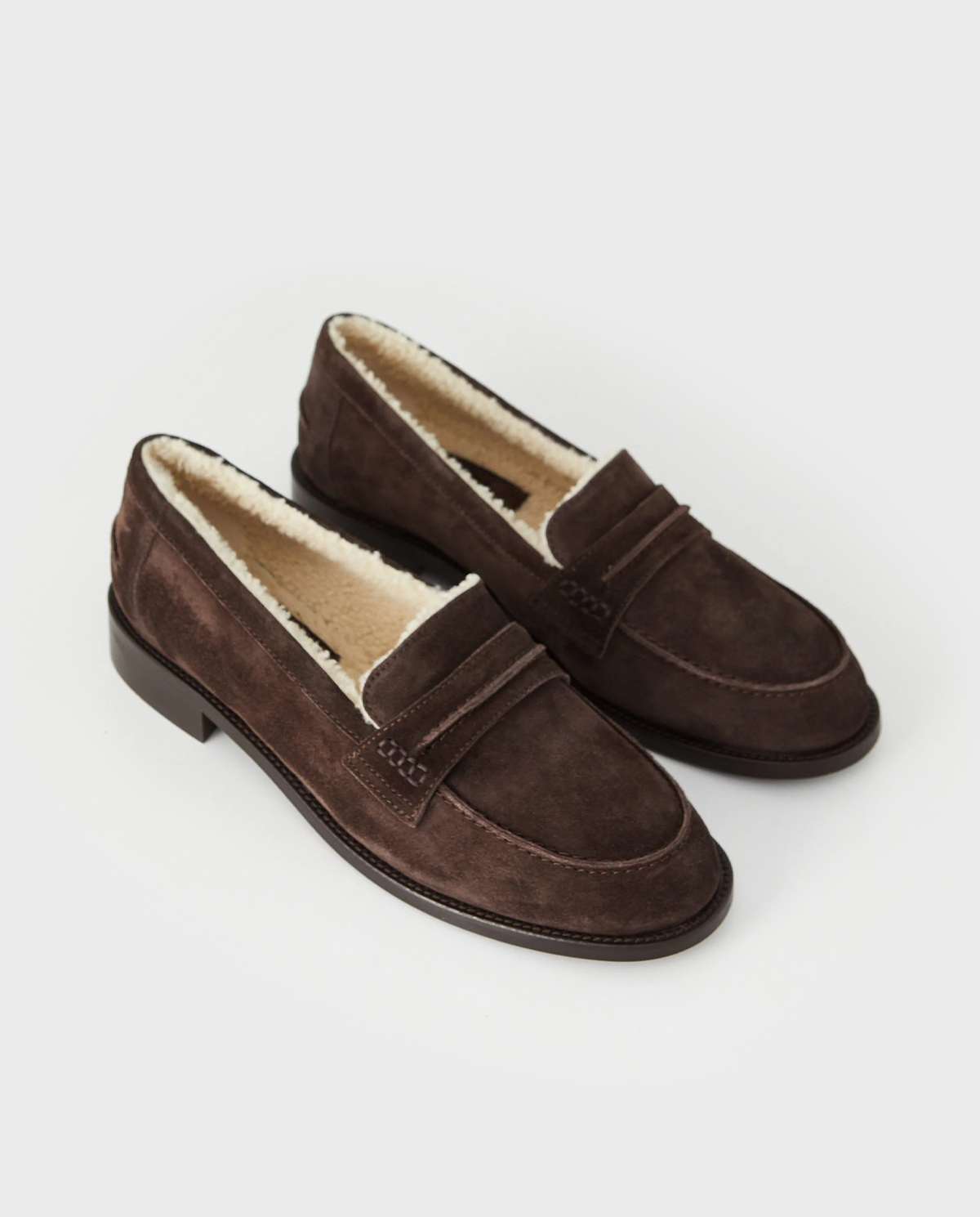 Ciemnobrązowe loafersy Dylan - Image #2