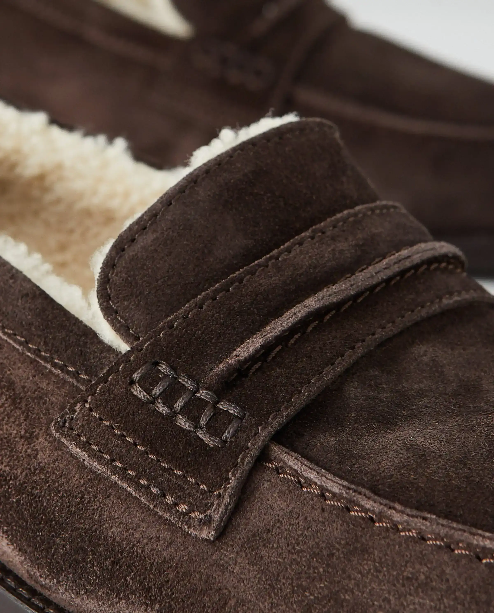 Ciemnobrązowe loafersy Dylan - Image #4