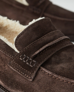 Ciemnobrązowe loafersy Dylan - Image #4