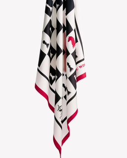 Jedwabna apaszka Chessboard - Image #4