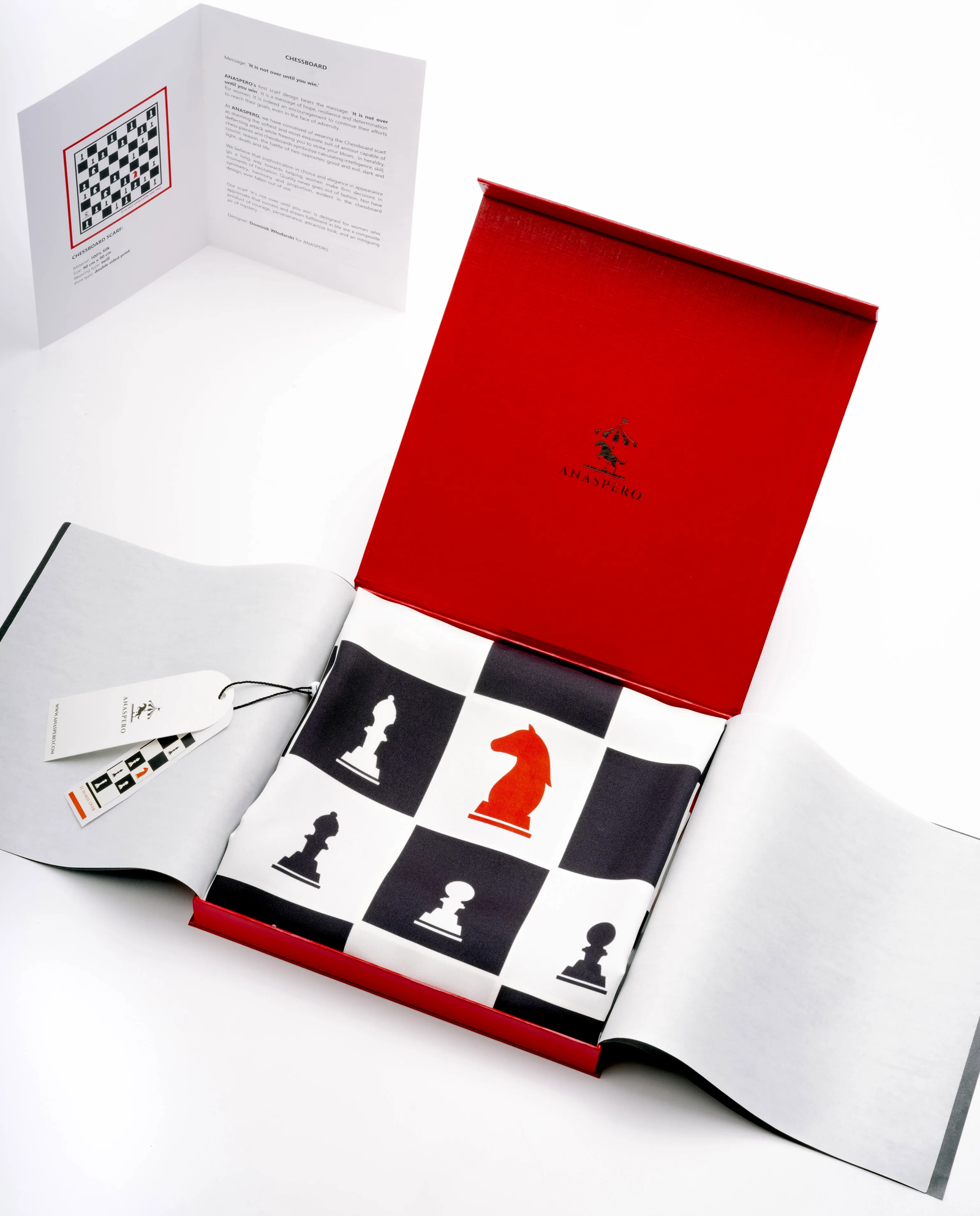 Jedwabna apaszka Chessboard - Image #6