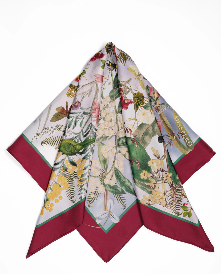 Jedwabna apaszka Endemic Cherry - Image #3