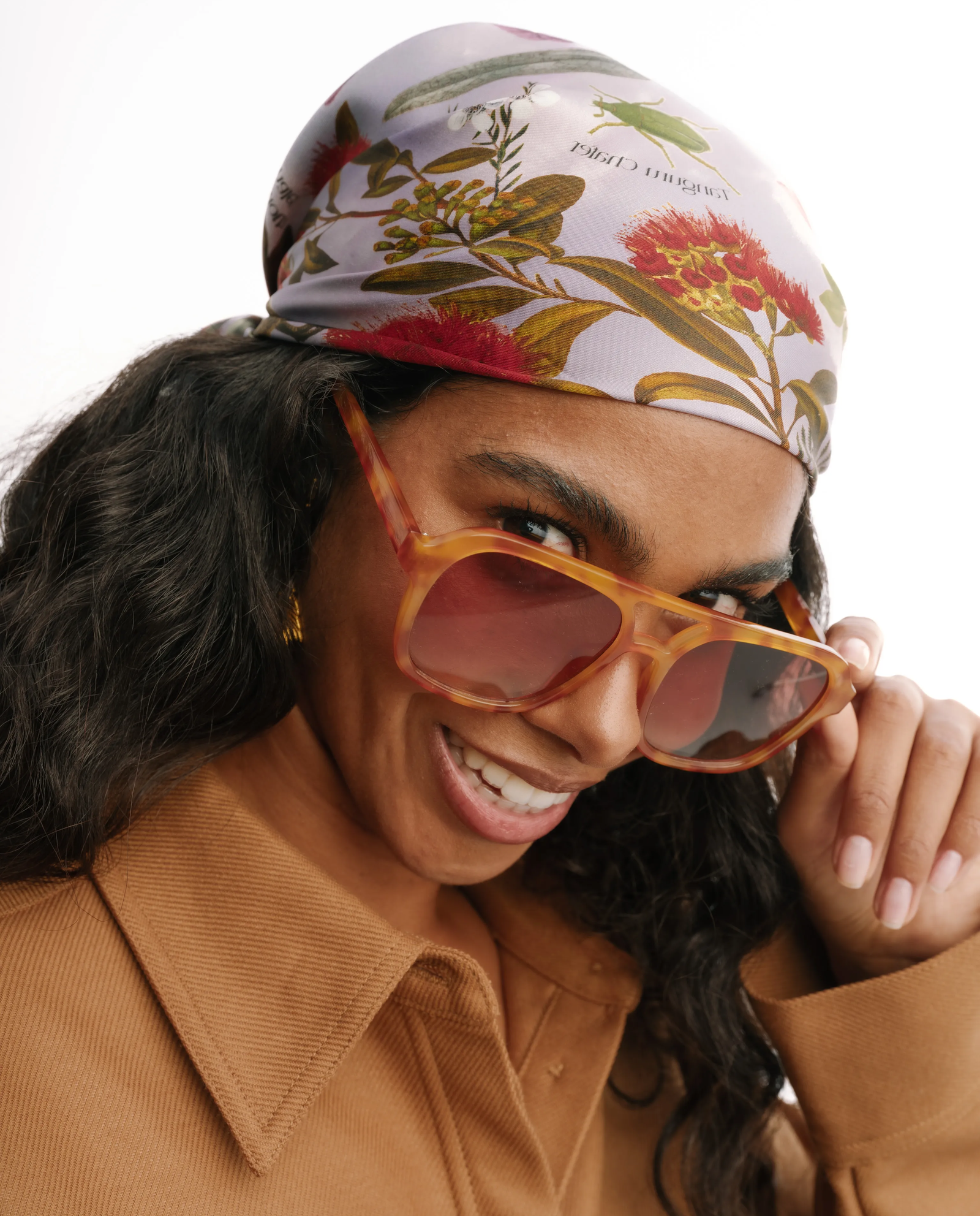 Jedwabna apaszka Endemic Cherry - Image #2