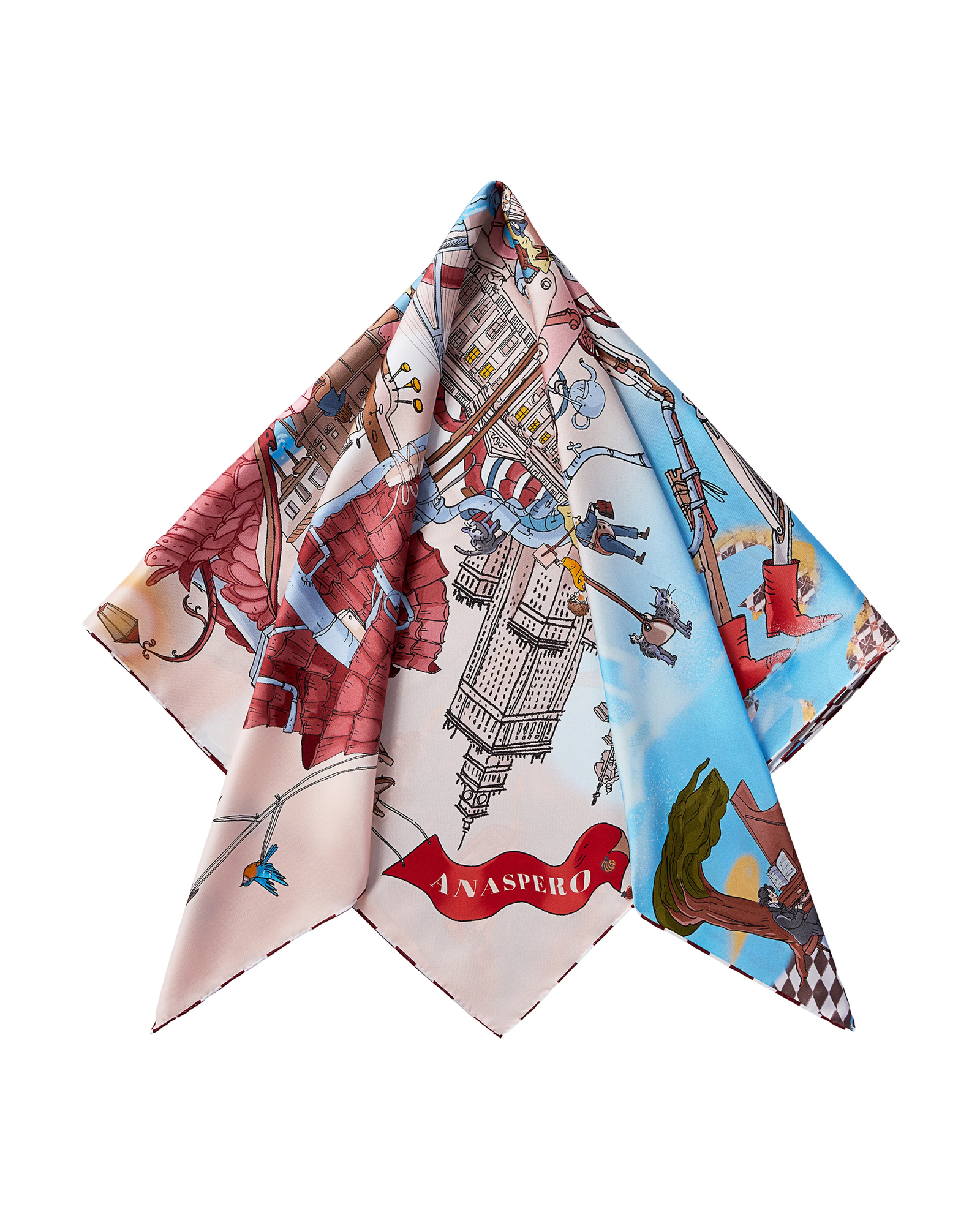 Jedwabna apaszka Warsaw - Image #2