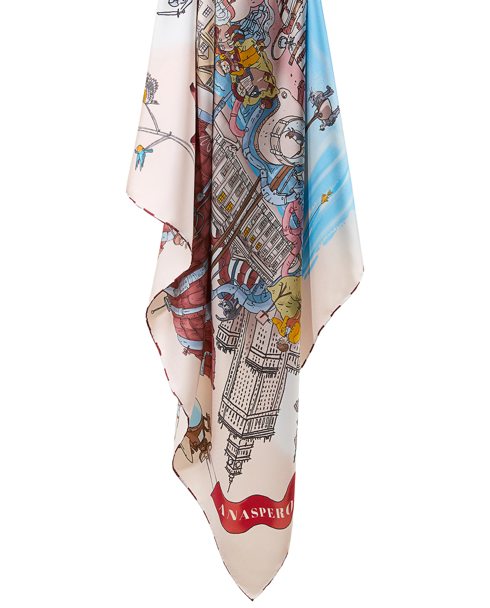 Jedwabna apaszka Warsaw - Image #3