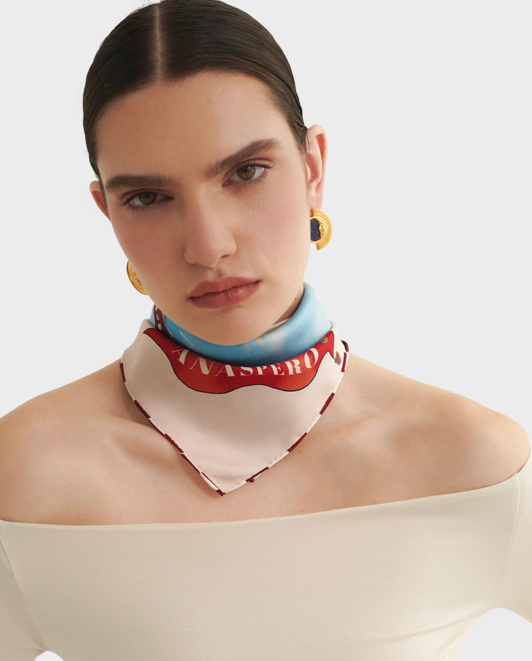 Jedwabna apaszka Warsaw