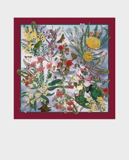 Jedwabna apaszka Endemic Cherry - Image #0