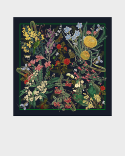 Jedwabna apaszka Endemic Navy - Image #0