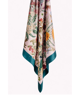 Jedwabna apaszka Endemic Teal - Image #4