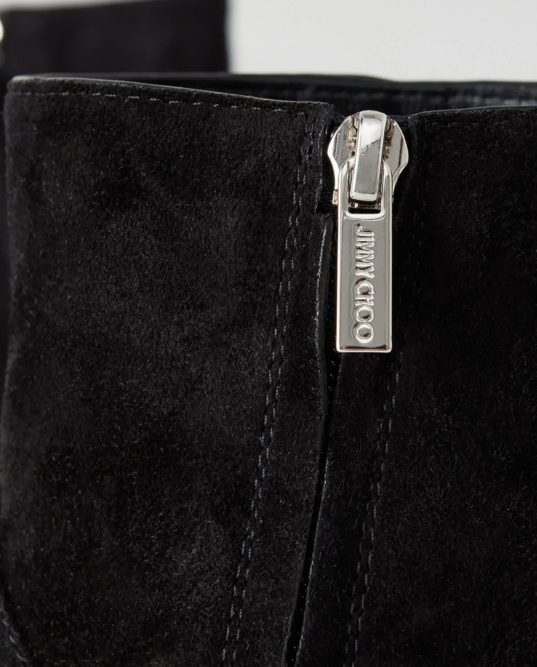 Czarne zamszowe botki Cece 60 - Image #4