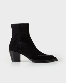 Czarne zamszowe botki Cece 60 - Image #0