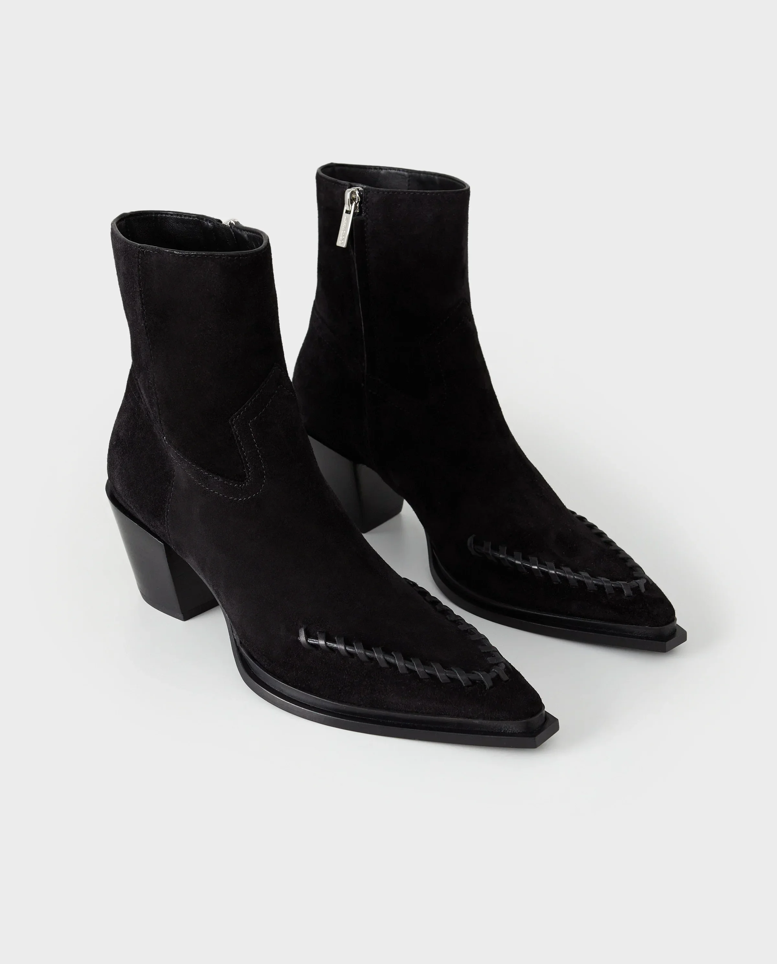 Czarne zamszowe botki Cece 60 - Image #2