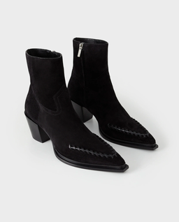 Czarne zamszowe botki Cece 60 - Image #2