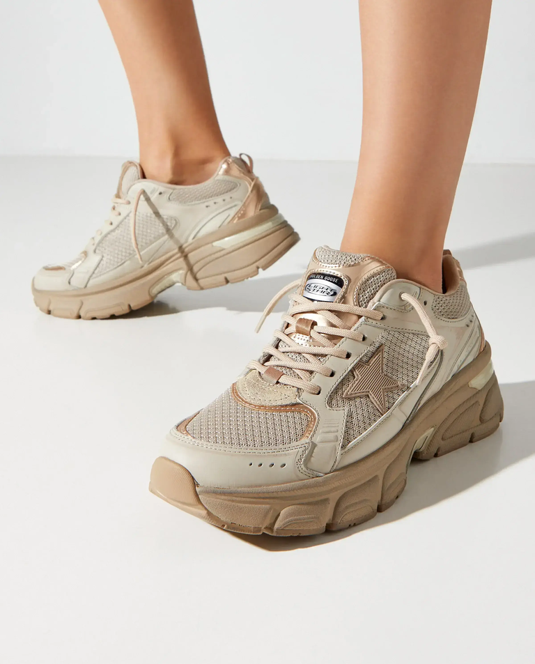 Metaliczne sneakersy Lightstar