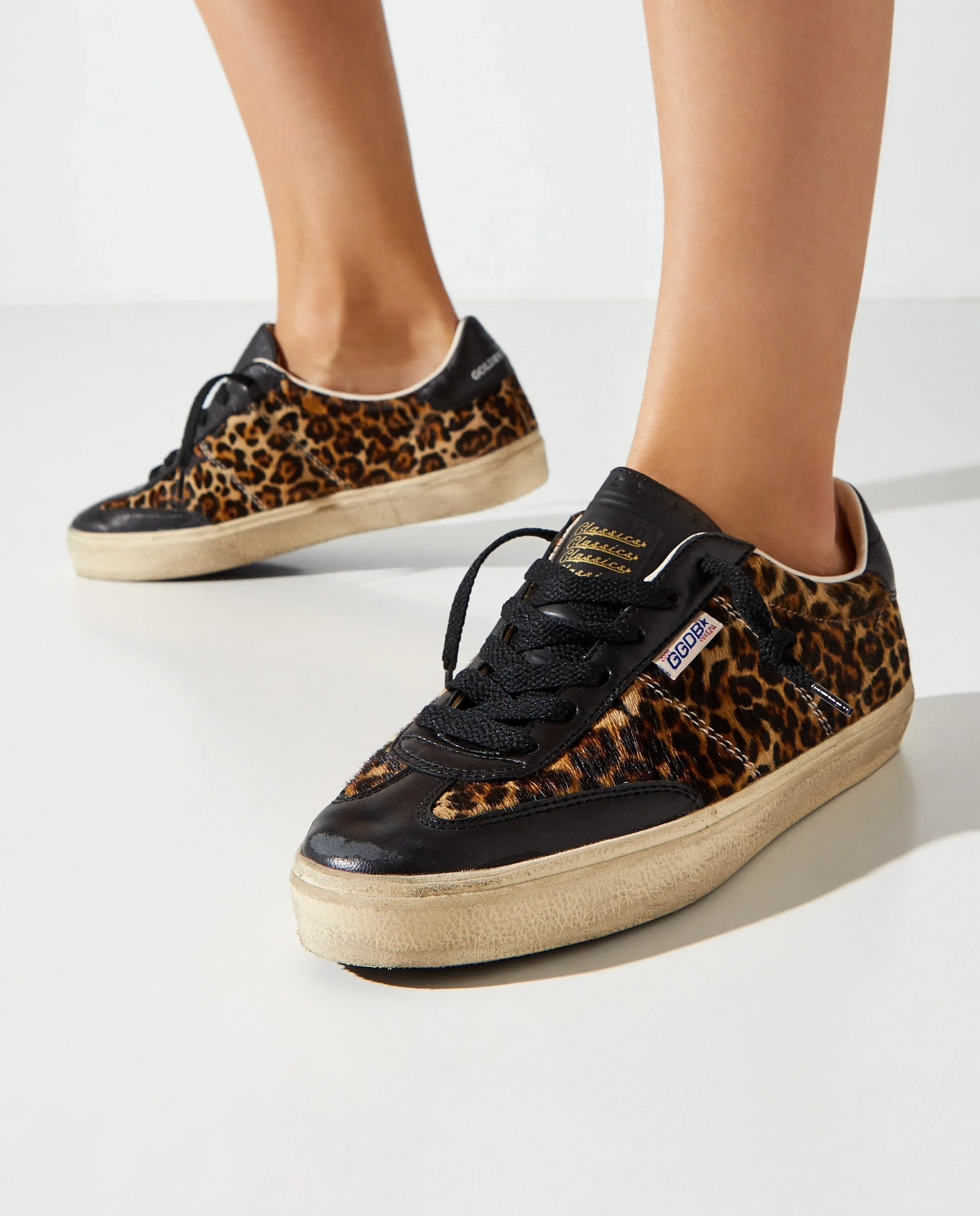 Sneakersy Soul Star z nadrukiem w panterkę - Image #1