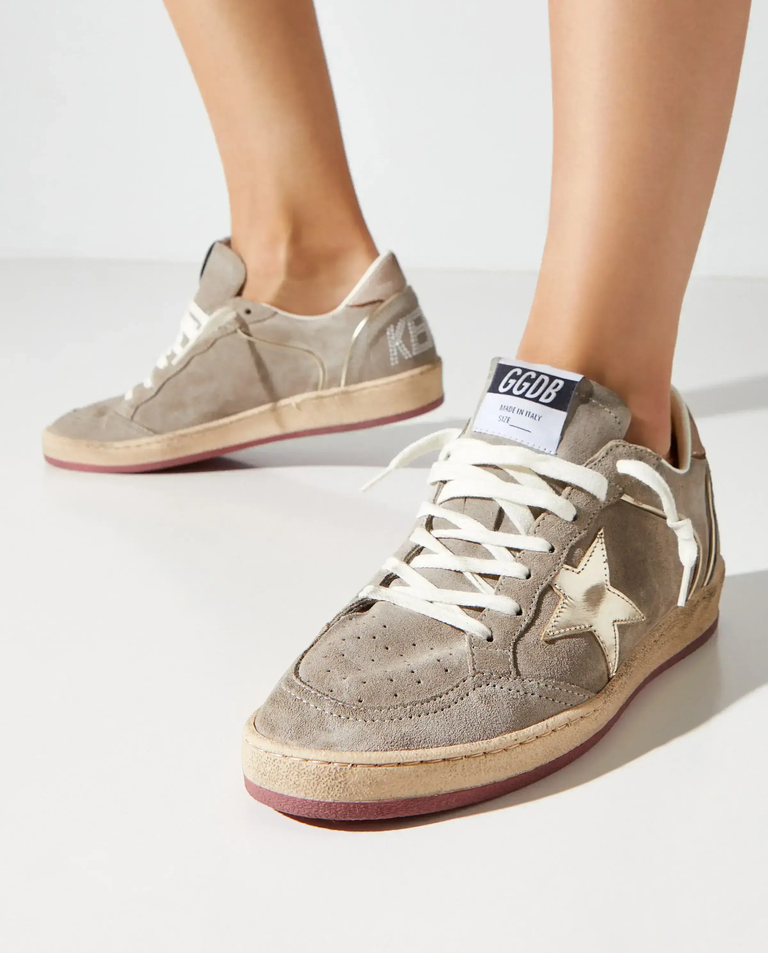 Zamszowe sneakersy BallStar z logo