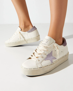 Białe skórzane sneakresy Hi Star - Image #1