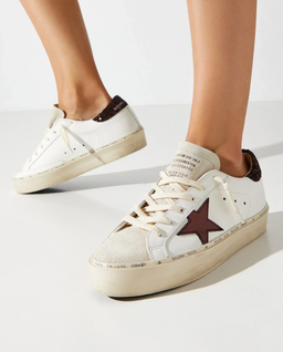 Białe skórzane sneakresy Hi Star - Image #1