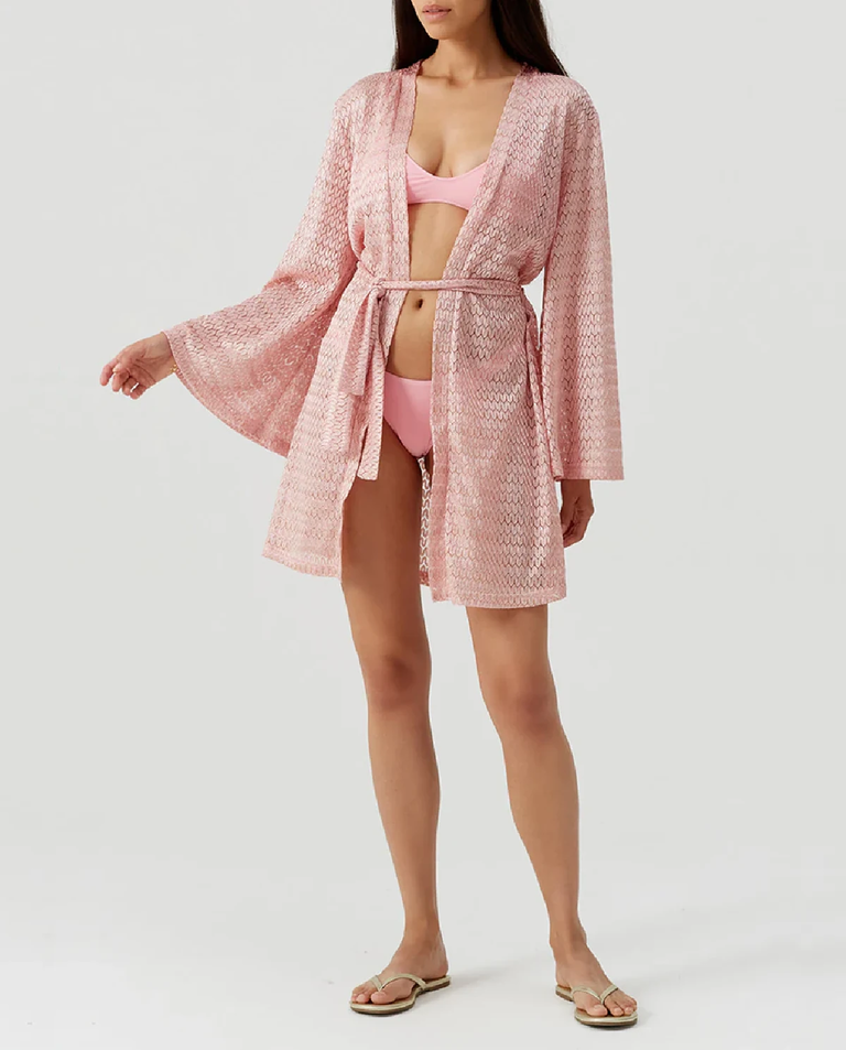 Jasnoróżowa narzutka Anna - Image #2