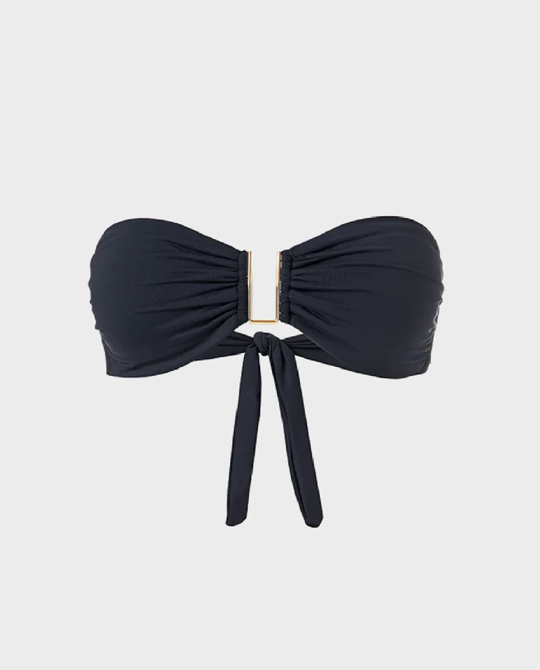 Czarny top od bikini Barcelona