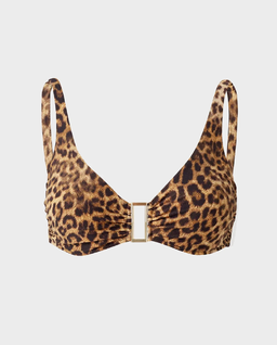 Top od bikini w cętki geparda Bel Air - Image #1