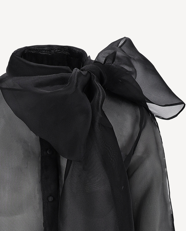 Czarna koszula Ortigia