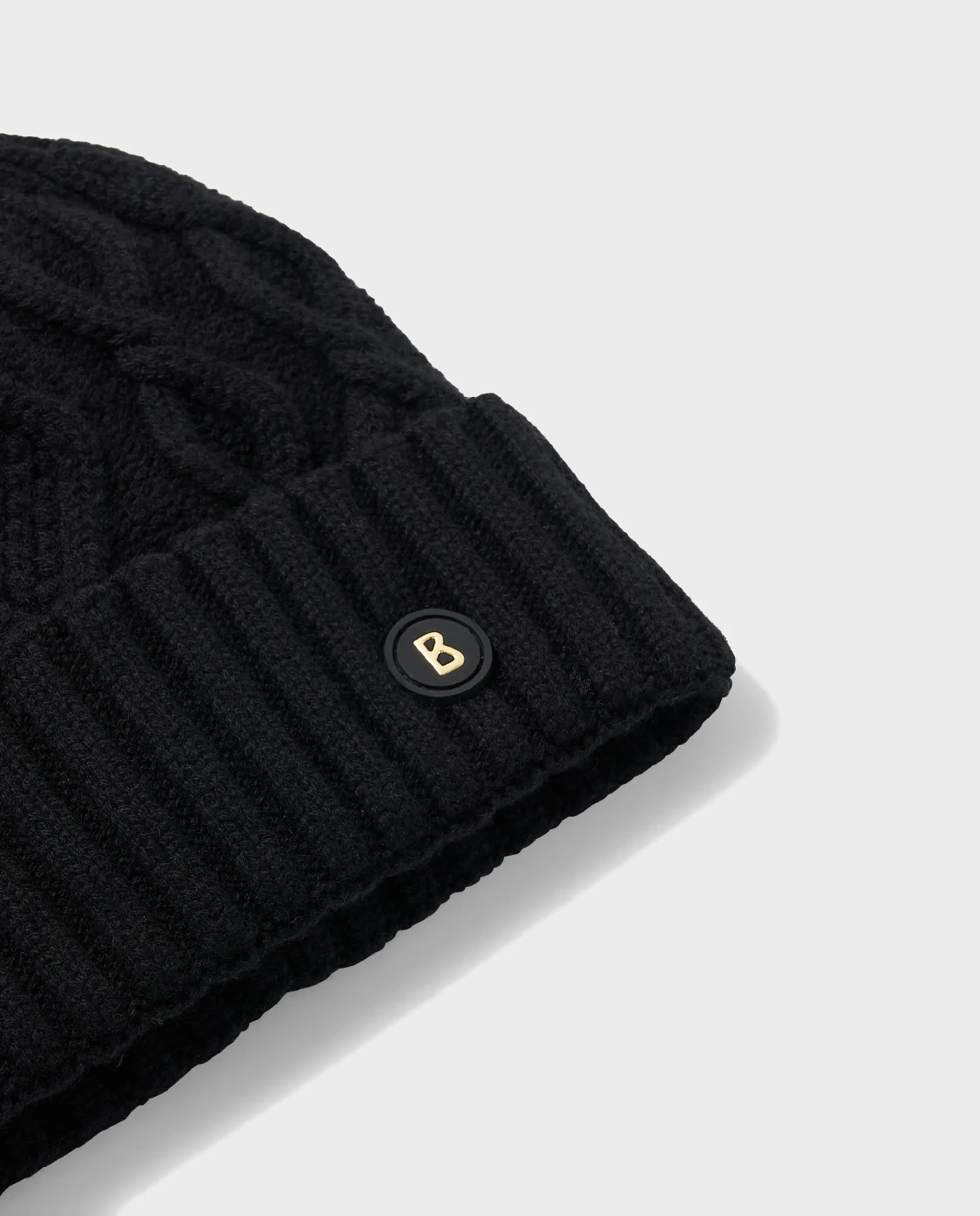 Czarna kaszmirowa czapka Jamila - Image #2
