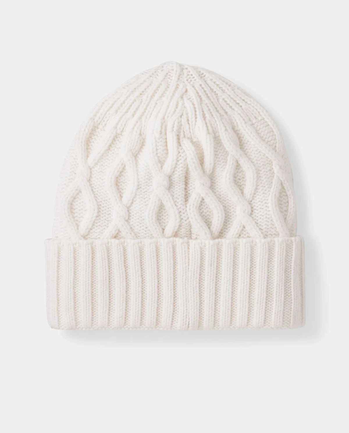 Biała kaszmirowa czapka Jamila - Image #1
