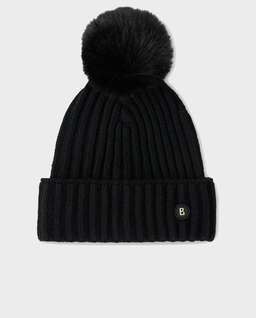 Czarna czapka z pomponem Ranya - Image #0