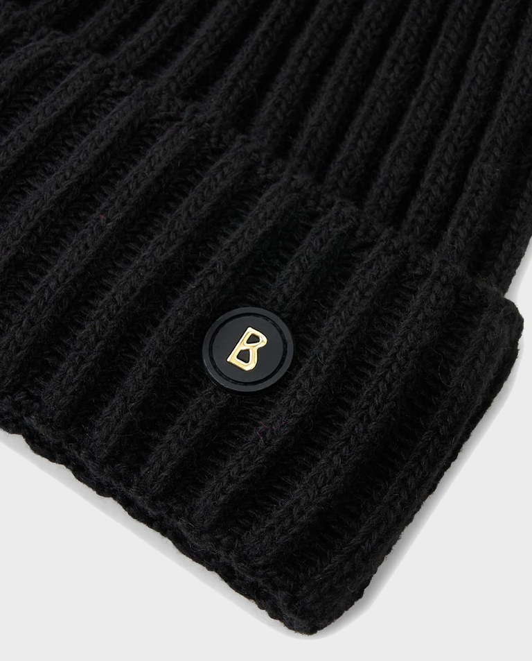 Czarna czapka z pomponem Ranya - Image #2