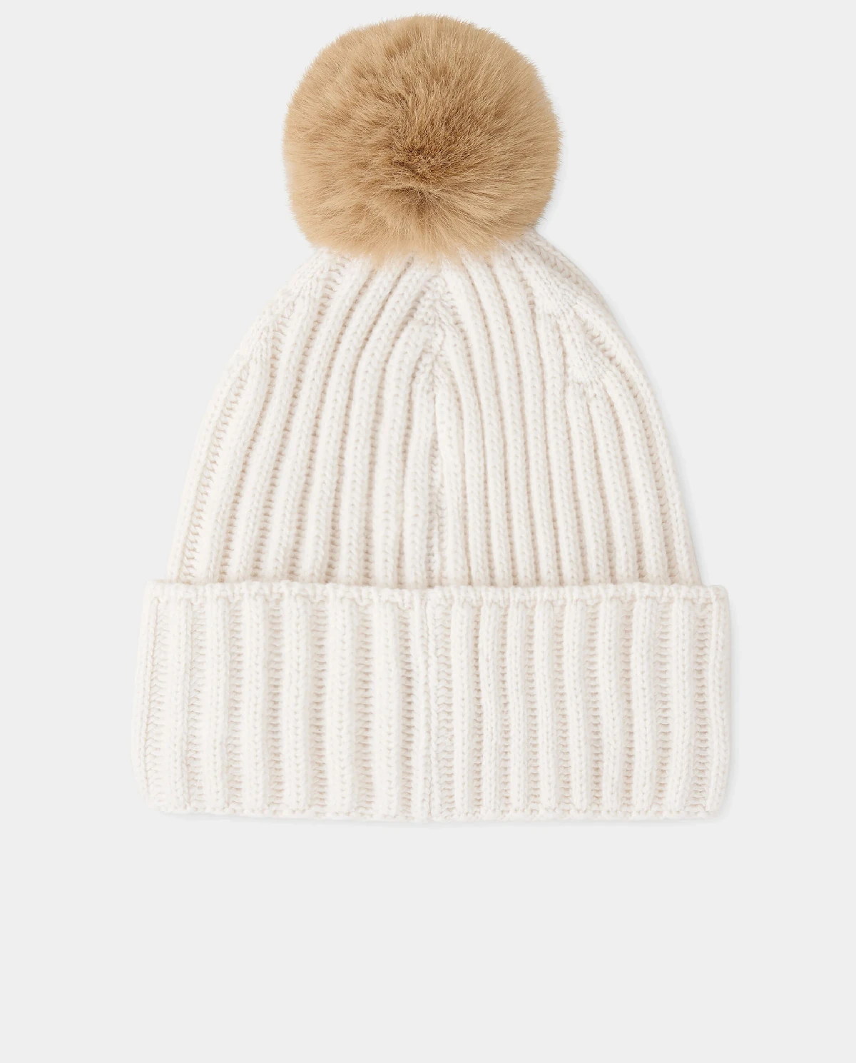 Biała czapka z pomponem Ranya - Image #1