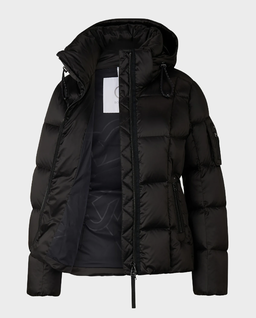 Czarna kurtka puchowa Feline - Image #1