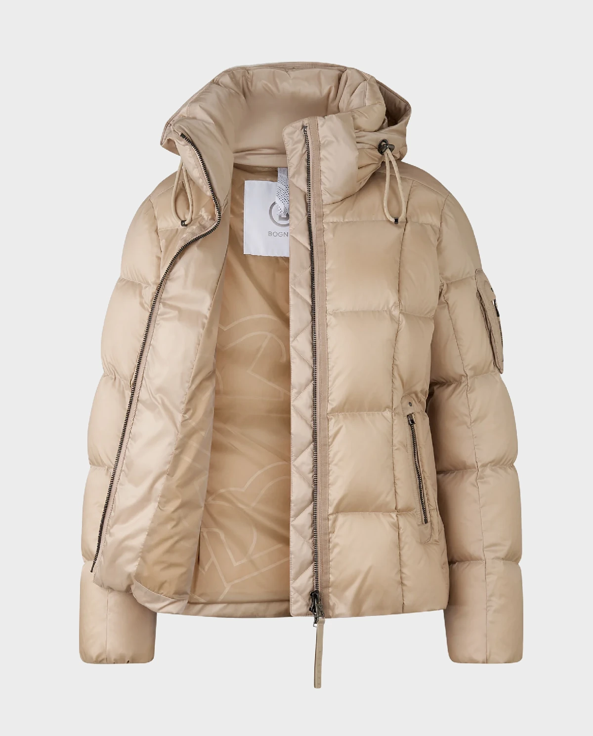 Beżowa kurtka puchowa Feline - Image #1