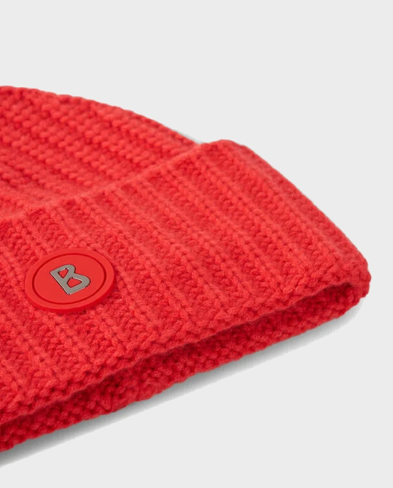 Czerwona kaszmirowa czapka Kilian - Image #2