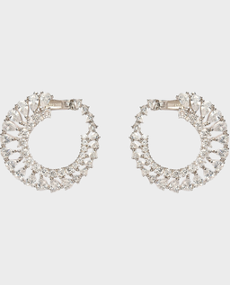 Okrągłe kolczyki z cyrkoniami Mia - Image #0