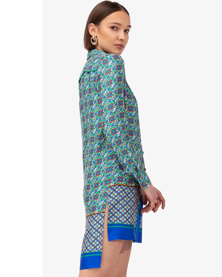 Koszula w print Peony - Image #2