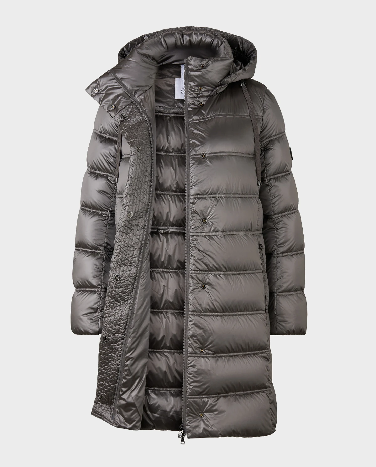 Szary krótki płaszcz Lynn - Image #1